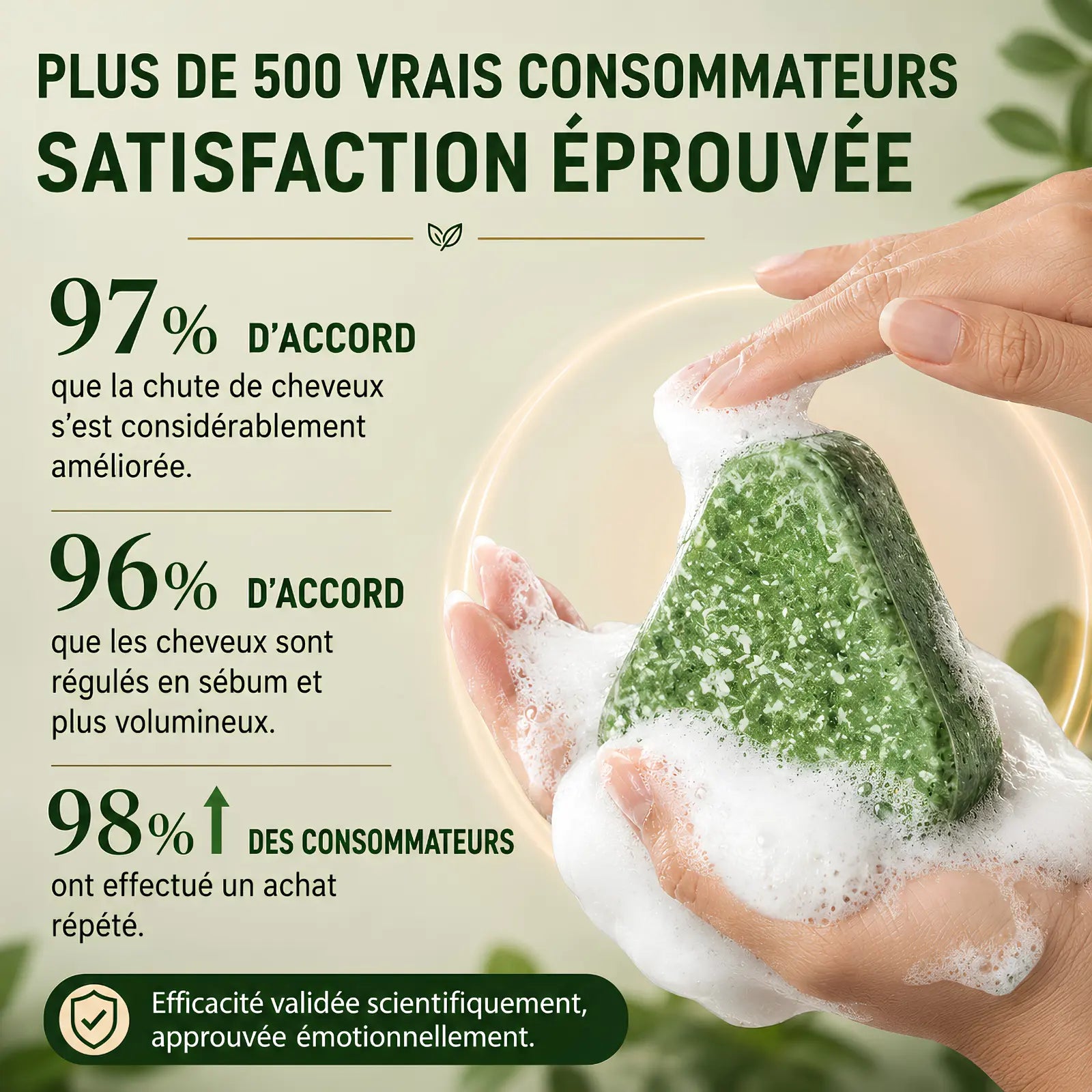 Shampooing Solide Fortifiant au Thuya