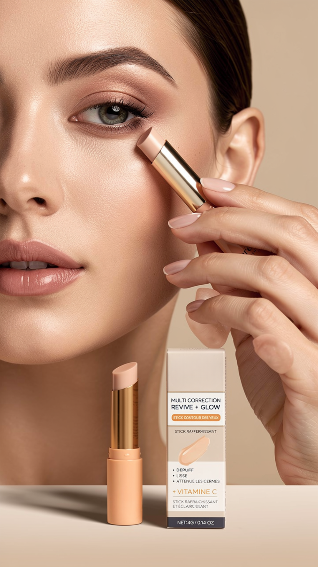 Soin Regard Éclat – Stick Contour des Yeux à la Vitamine C